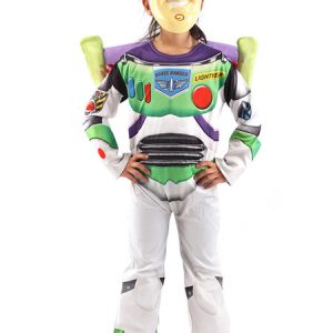 Children Disney Cosplay Toy Story Buzz Lightyear Light Green 2 Piece Kids Cosplay Costumes Halloween