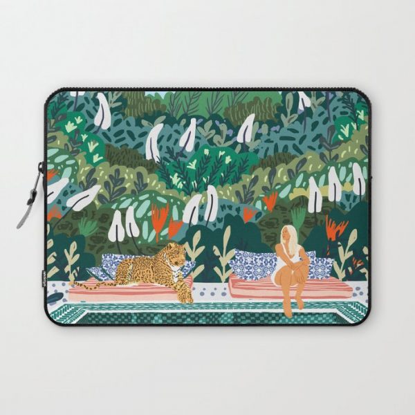 Chilling || #illustration #painting Computer Cover by 83 OrangesA(r) Art Shop - Laptop Sleeve - 13"