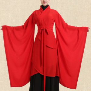 Chinese Costume Ancient Hanfu Traditional Red Women Outfit Halloween