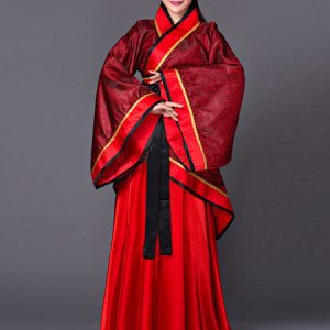 Chinese Costume Women Hanfu Red Traditional Ancient China Costumes Halloween