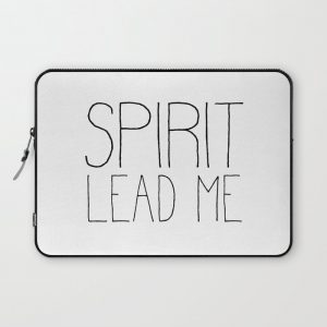 Christian Quote - Spirit Lead Me Computer Cover by BETHEL STORE - Laptop Sleeve - 13"