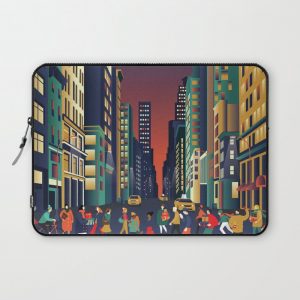 Christmas in the City Computer Cover by Ellieschwa - Laptop Sleeve - 13"