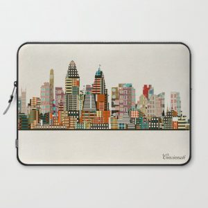 Cincinnati Ohio skyline Computer Cover by bri.buckley - Laptop Sleeve - 15"