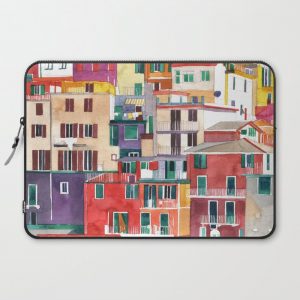 Cinque Terre Computer Cover by takmaj - Laptop Sleeve - 15"