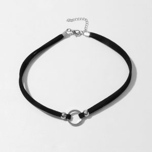 Circle Layered Choker Necklace