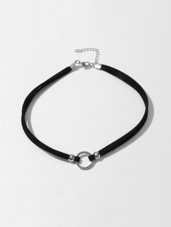 Circle Layered Choker Necklace