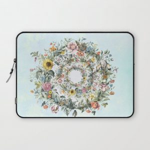 Circle of Life in Blue Computer Cover by anipani - Laptop Sleeve - 13"