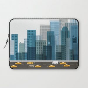 Cityscape Computer Cover by Keith Negley - Laptop Sleeve - 13"