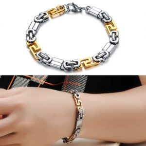 Classical Design Punk Style 316L Stainless Steel Special Biker Bicycle Link Chain Bracelet High Polished Fashion Jewelry