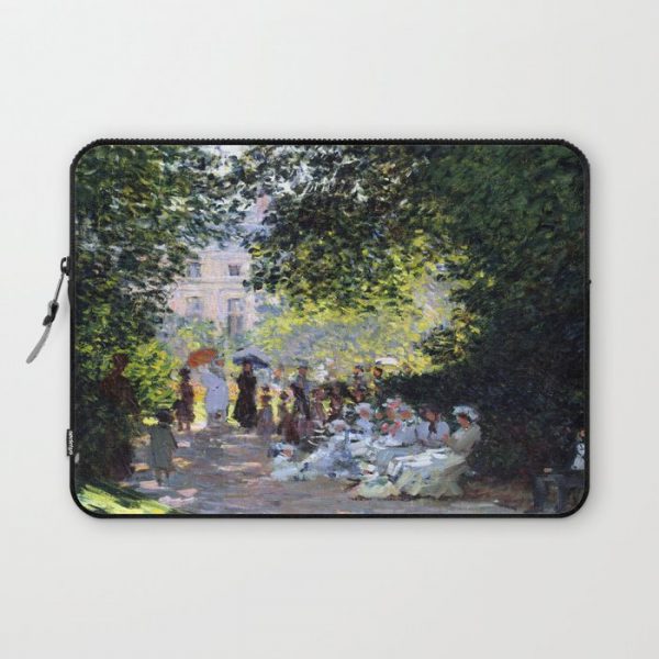 Claude Monet Parc Monceau Computer Cover by Jon Baran - Laptop Sleeve - 13"