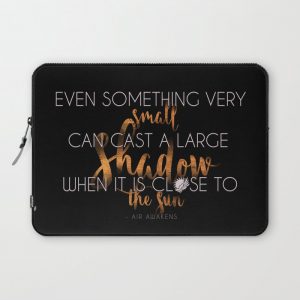 Close to the Sun - Air awakens Quote (light) Computer Cover by Elise Kova - Laptop Sleeve - 13"