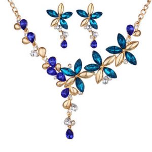 Colorful Flower Jewelry Set