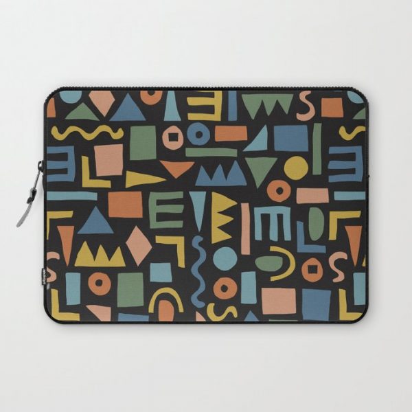 Colorful Shapes Computer Cover by Alisa Galitsyna - Laptop Sleeve - 13"