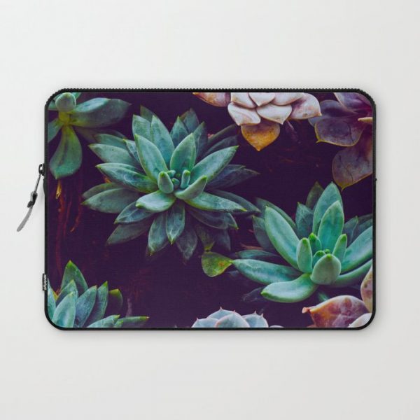 Colorful Succulent Cactus Plants Garden Computer Cover by EnShape - Laptop Sleeve - 13"