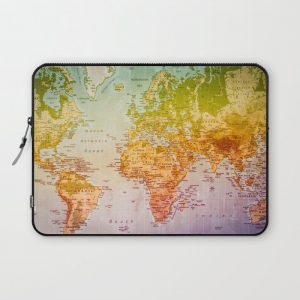 Colorful World Computer Cover by Sandy Broenimann - Laptop Sleeve - 13"