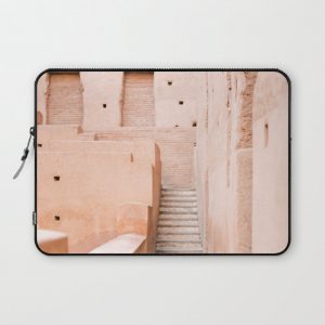 Colors of Marrakech Morocco - El badi palace photo print | Pastel travel photography art Computer Cover by raisazwart - fine art travel photography -