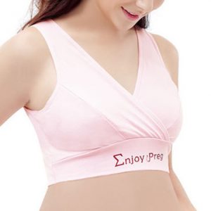 Comfortable Soft Cotton Seamfree Front Criss-cross Wireless Maternity Bras