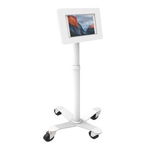 CompuLock Rise Freedom Rolling Kiosk Stand - iPad Enclosure Locking ca