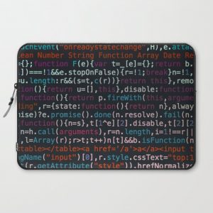 Computer Science Code Laptop Case by NoColorDesigns - Laptop Sleeve - 15"