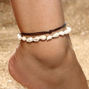 Conch Design Anklet Set for Lady - One Size