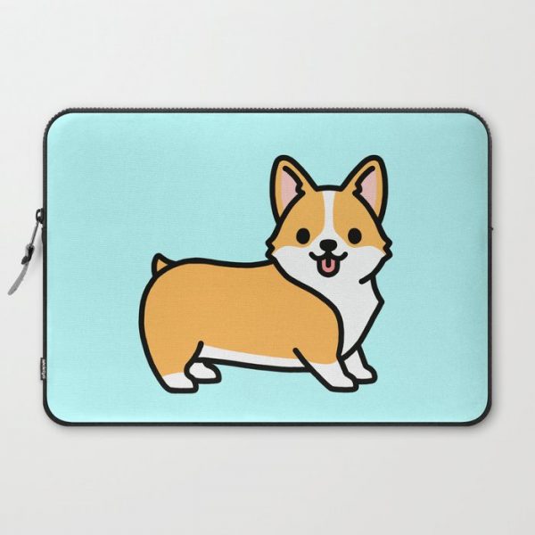 Corgi Computer Cover by littlemandyart - Laptop Sleeve - 15"