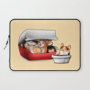 Corgi Nuggets Computer Cover by Akiraj - Laptop Sleeve - 13"