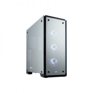 Corsair Memory CC-9011126-WW Crystal Series 570X RGB - Mid tower - ATX - no power supply (ATX) - mirror black - USB/Audio