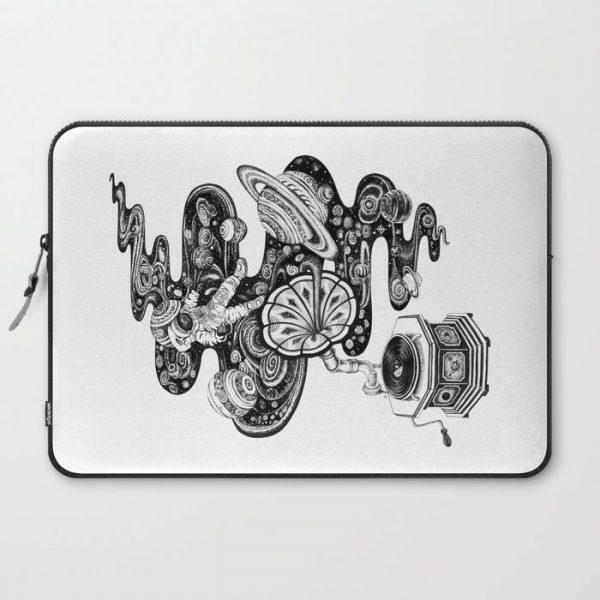 Cosmos Space Music Computer Cover by Ruta13 - Laptop Sleeve - 15"