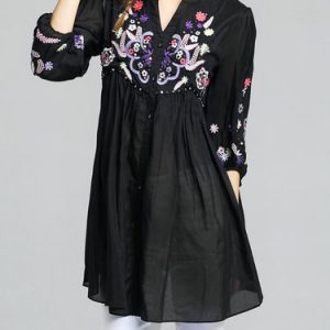 Cotton Casual Balloon Sleeve Tunic