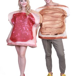 Couple Costumes Halloween Sandwich White Adult Mardi Gras Food Costume