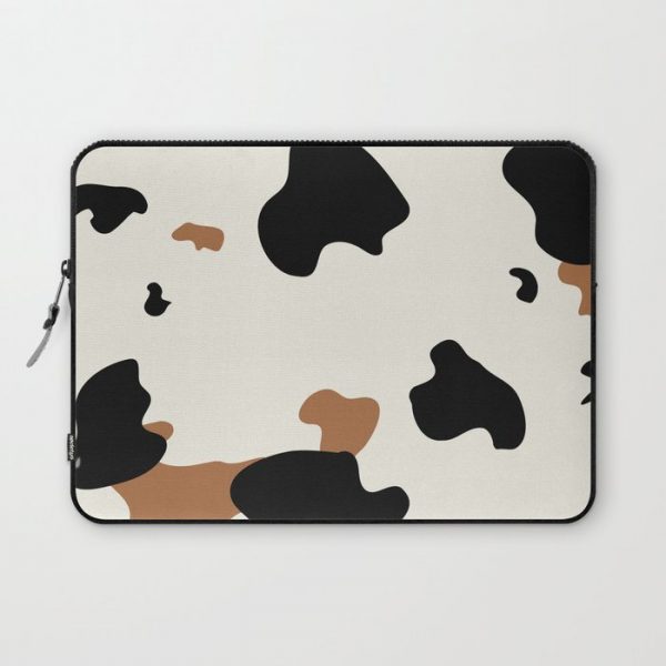 Cowhide Pattern Computer Cover by Cosmic Leo - Laptop Sleeve - 13"