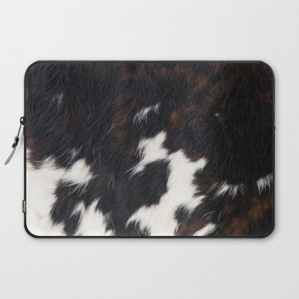 Cowhide Texture Computer Cover by cadinera - Laptop Sleeve - 15"