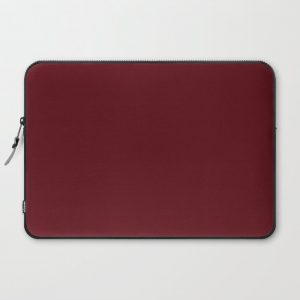 Cranberry Computer Cover by Color Obsession - Laptop Sleeve - 15"