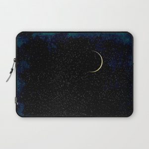 Crescent Moon Computer Cover by a collection. James Peart - Laptop Sleeve - 13"