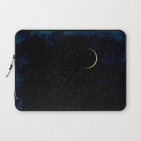 Crescent Moon Computer Cover by a collection. James Peart - Laptop Sleeve - 13"