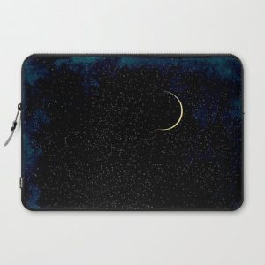 Crescent Moon Computer Cover by a collection. James Peart - Laptop Sleeve - 15"