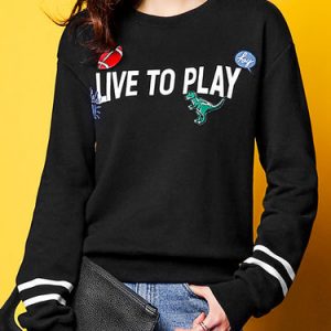 Crew Neck Casual Long Sleeve Letter Printed Sweatshirt