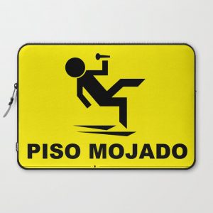 Cuidado Piso Mojado WORLD TOUR Computer Cover by kasteneric - Laptop Sleeve - 15"