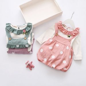 Cute Baby Girls Patchwork Long Sleeve Princess Dress