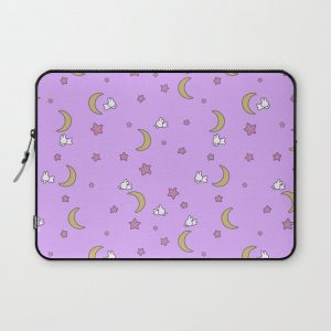 Cute Kawaii Fairy Kei Sailor Moon Bedspread Computer Cover by Adrienne Orpheus - Laptop Sleeve - 13"