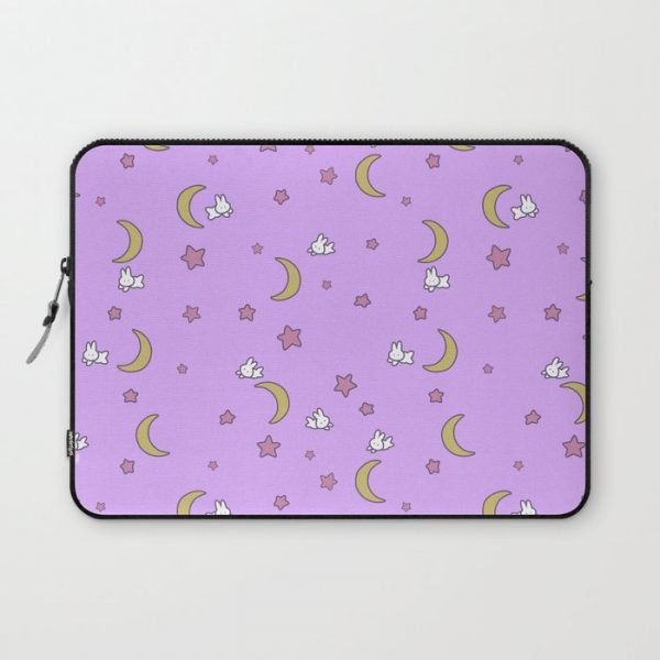 Cute Kawaii Fairy Kei Sailor Moon Bedspread Computer Cover by Adrienne Orpheus - Laptop Sleeve - 13"