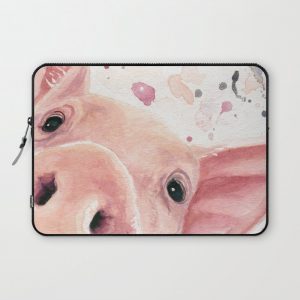 Cute Pig Computer Cover by Danny B Studios - Laptop Sleeve - 13"