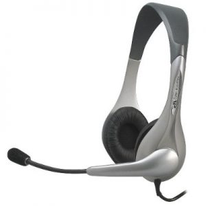 Cyber Acoustics AC-202B Stereo Headset w/ Dual Plugs