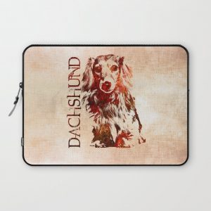 Dachshund dog - Doxie Computer Cover by Creativemotions - Laptop Sleeve - 13"