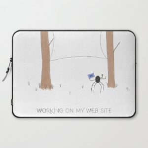 Daily Routine of Web Designers Computer Cover by Pete Adams Design - Laptop Sleeve - 15"