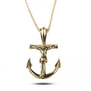 Daniel Steiger Anchor With Jesus Pendant