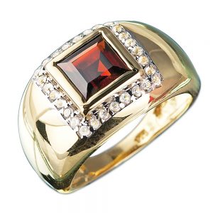 Daniel Steiger Apollo Men's Garnet Ring