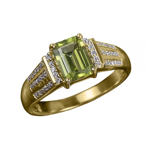 Daniel Steiger Augustine Peridot Ring