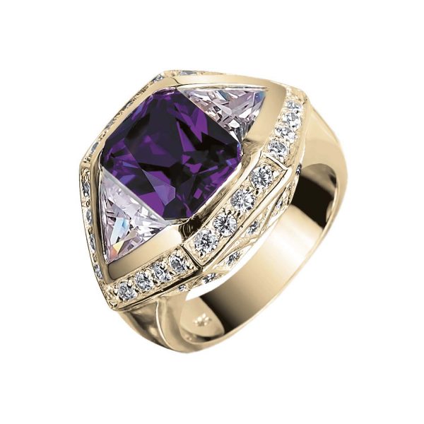 Daniel Steiger Baron Purple Men's Ring