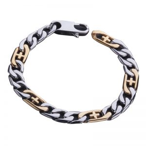 Daniel Steiger Belmont Two Tone Steel Bracelet